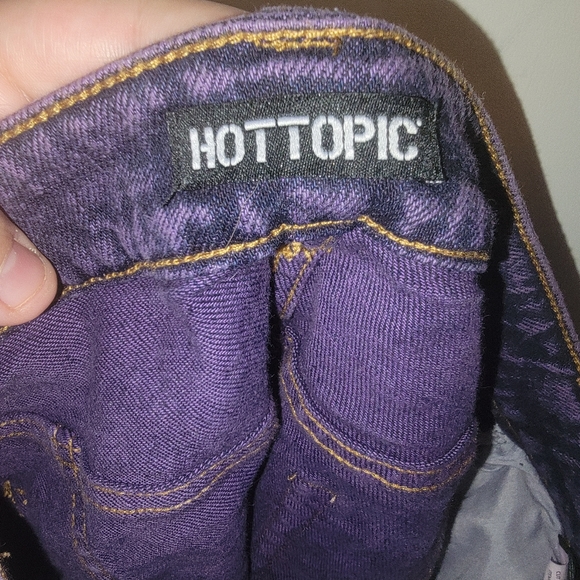 Hot Topic purple mini skirt - Picture 2 of 3